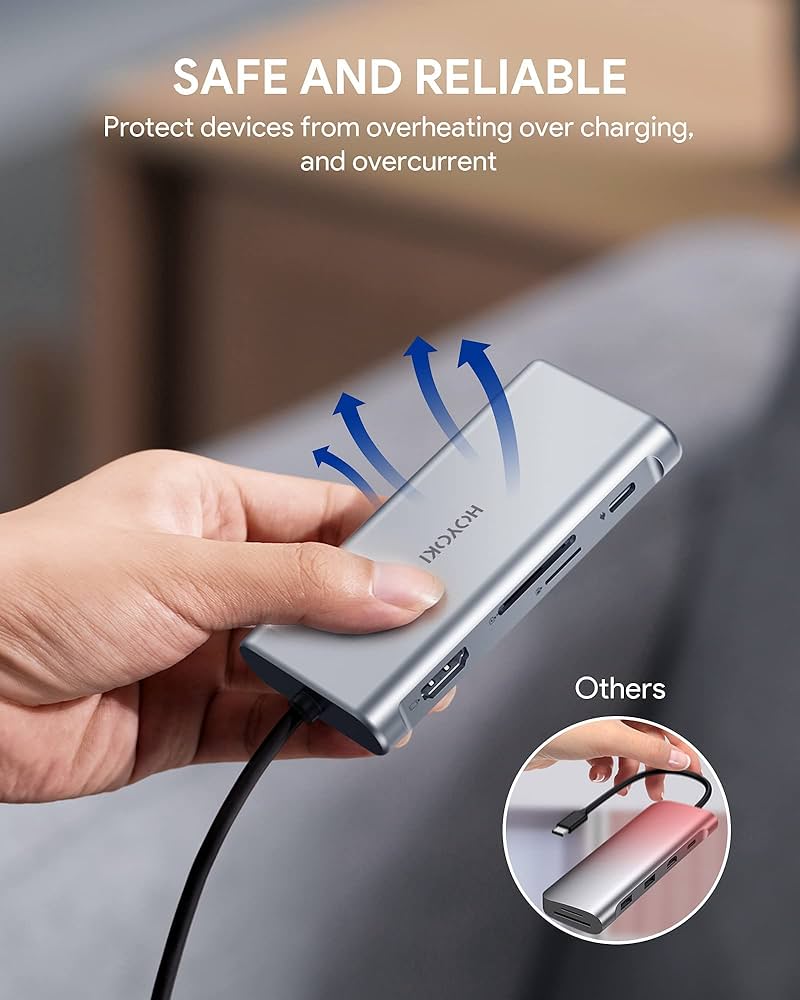 HOYOKI USB Cハブアダプター 9イン1 USB Cアダプター Amazon | HOYOKI USB Cハブ マルチポートアダプター 9イン1 USB